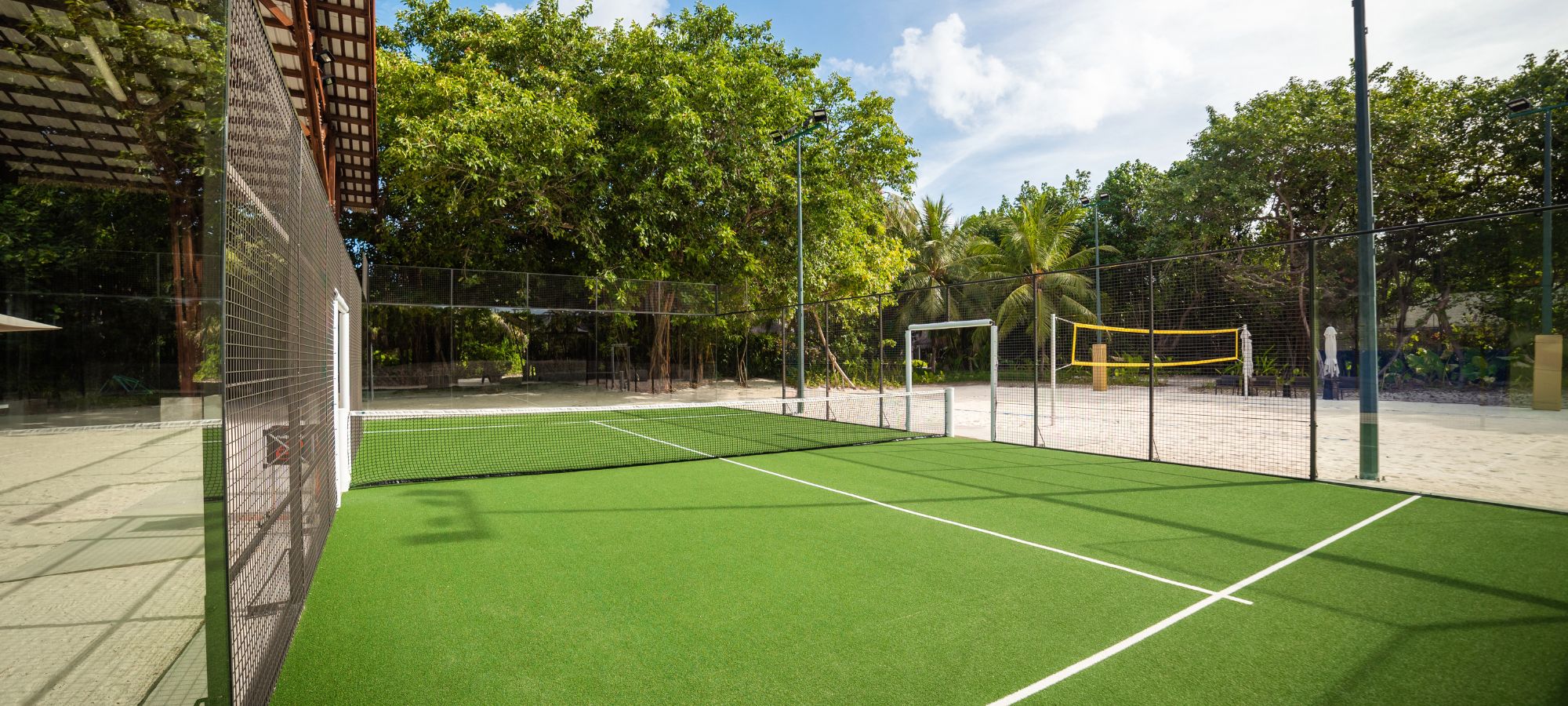 the best, most luxurious places to play padel, biggest fitness 