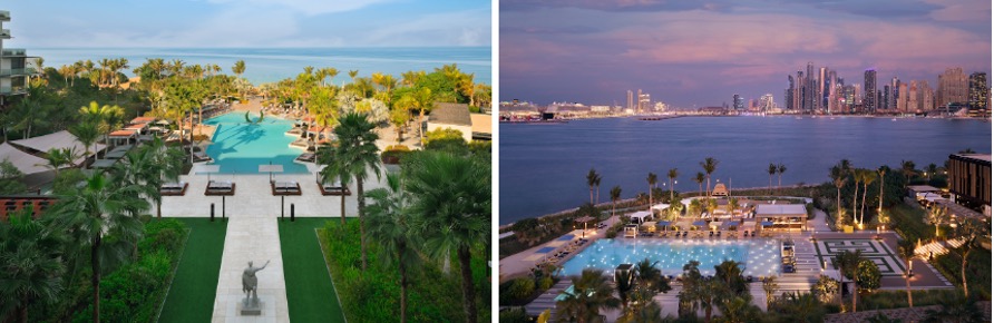 Luxury Travel Lifestyle PR Hotel UAE Caesars Palace sun set beach sea