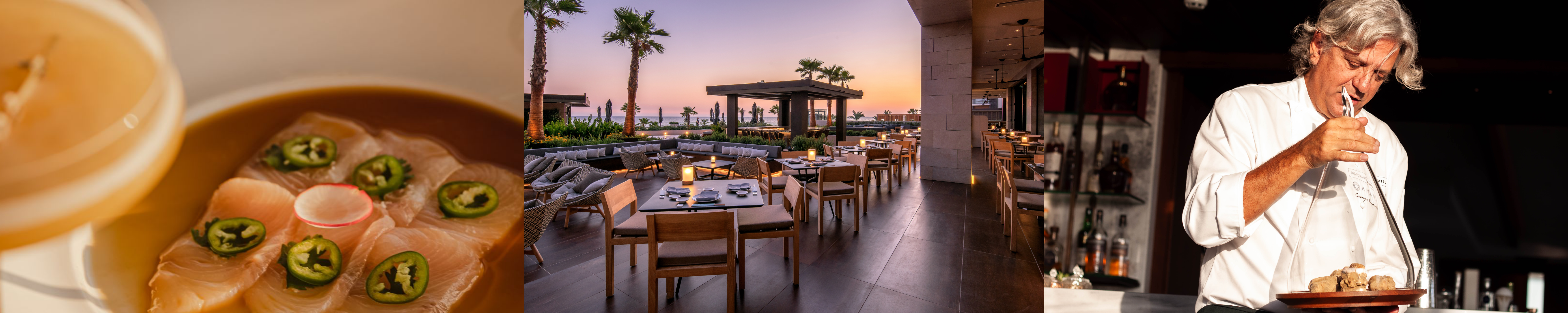 Restaurant offerings at the AMARA