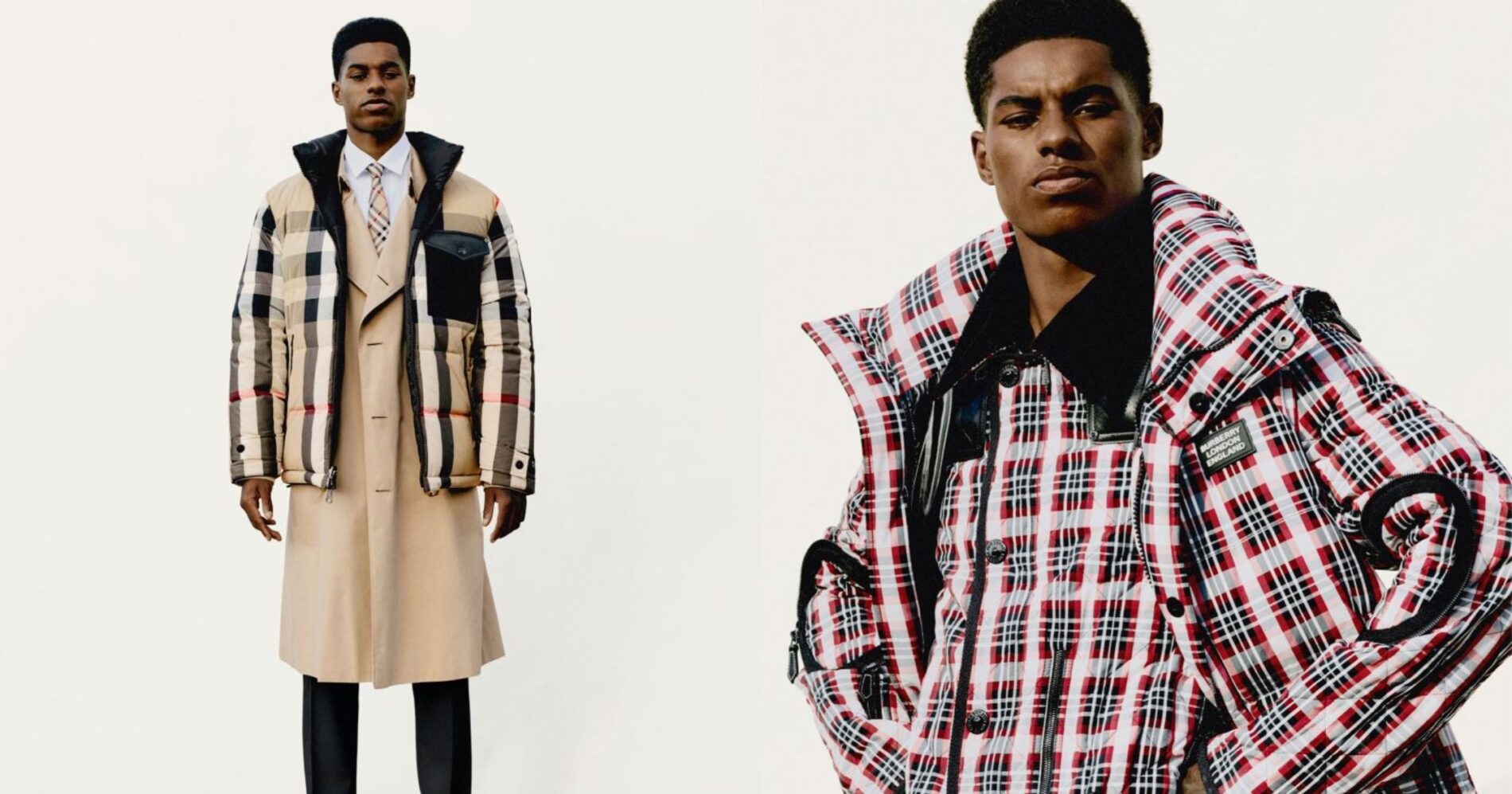 Marucs Rashford x Burberry